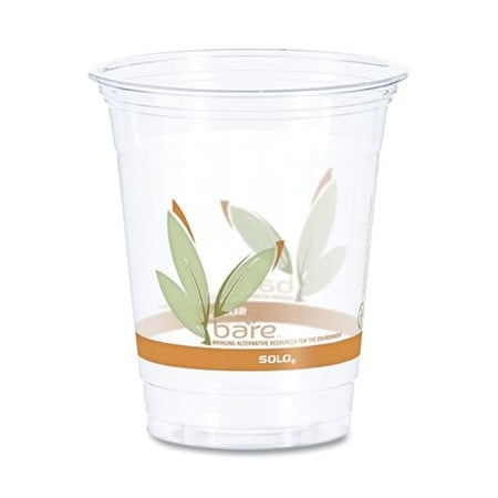 Dart BARE ECO-Forward Rpet Cold Cups, 12-14 Oz, Clear, 1000PK RTP12BARECT